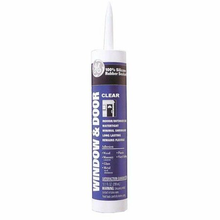 TINKERTOOLS Clear Window & Door Silicone Rubber Caulk  GE012A TI3546958